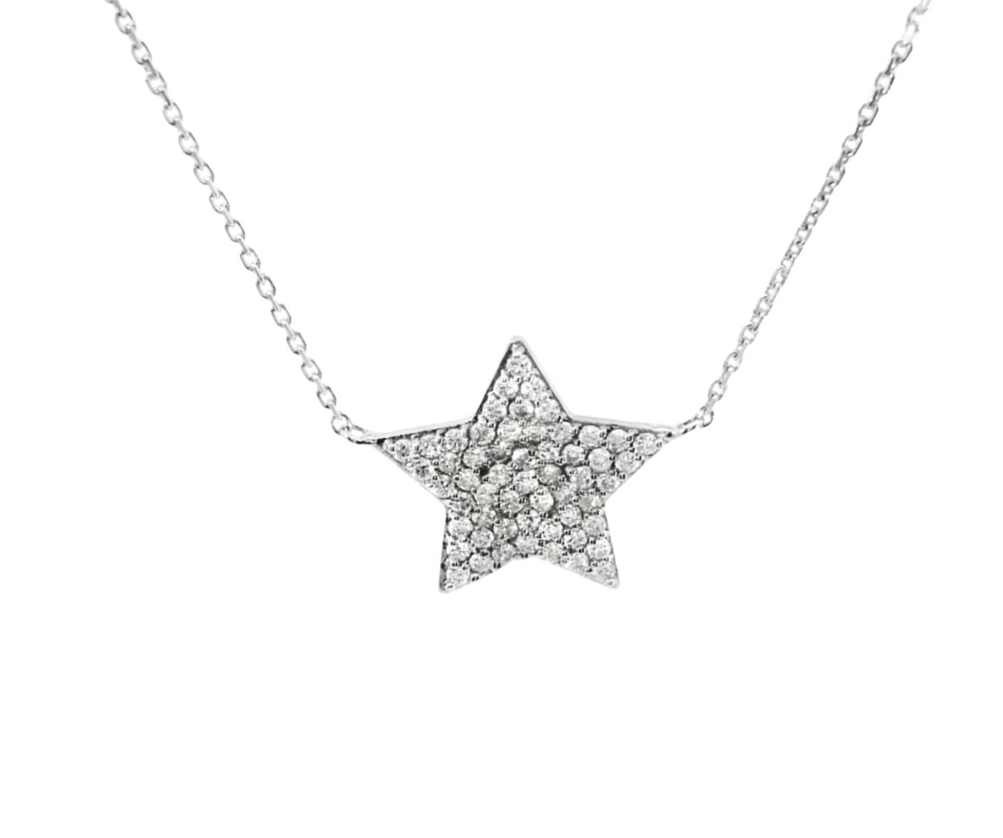Deze prachtige witgouden hanger inclusief collier is gemaakt van 14 karaat goud en heeft een elegante ster met een schitterende diamant. De hanger is perfect om elke outfit te laten stralen en is een tijdloos stuk dat perfect past bij elke gelegenheid. Draag het met trots om je nek en laat je schitteren!