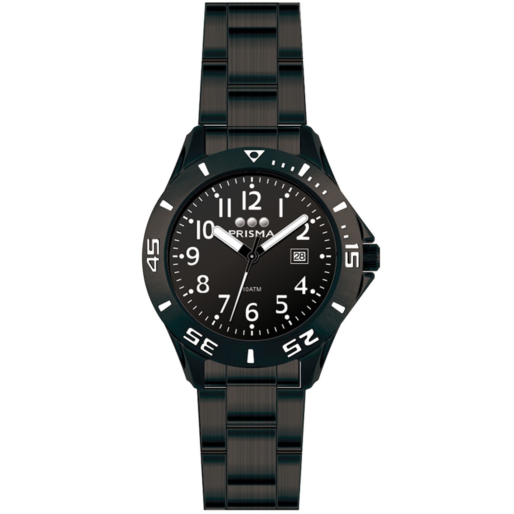 Coolwatch jongens scuba diver 390 horloge edelstaal 10 ATM 		
		
Algemeen		
Geslacht: jongens of stoere dames	
Model: CW.390	
		
Voordelen		
- band all stainless steel		
- wijzerplaat zwart met zilvere cijfers (arabisch)		
- boven gem. waterdicht: zwemmen/duiken		
- wijzers lichten op in donker		
- datum		
- duidelijke tijdsweergave		
- quartz		
- maat kast 32,7mm (breedte) 10,3mm (dikte)