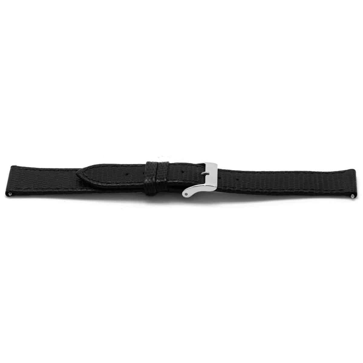 Italiaans lederen horlogeband, hypo allergies, extra dun
Kleur band: Zwart
Band dikte: 2mm
Band lengte: 80/120mm
Band breedte: 16x14mm
Gesp: All Stainless Steel
Bekleding binnenband: Nubuck
Gestikt: Ja
Pushpin: Inclusief
Anti-allegeen: JaWaterproef: Nee
EAN:  4780263133160