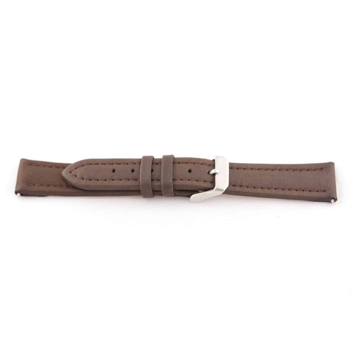 Italiaans lederen horlogeband, WPR80 bruin, waterproef, glad en gestikt. 
Kleur band: Bruin
Band dikte: 4.8mm
Band lengte: 80/120mm
Band breedte: 18x16mm
Gesp: All Stainless Steel
Bekleding binnenband: Nubuck
Gestikt: Ja
Pushpin: InclusiefHypo allergisch: Ja