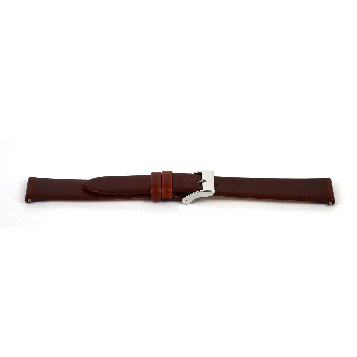 Een rood bruin horlogebandje gemaakt van echt leer. Het bandje is ongestikt en afgewerkt met een nubuck lederen lining. 
Kleur band: Bruin
Band dikte: 2.8mm
Band lengte: 80/120mm
Band breedte: 20x18mm
Gesp: Edelstaal
Bekleding binnenband: Nubuck
Gestikt: Nee
Waterproef: Nee
Pushpin: Inclusief
Hypo allergeen: Ja
NFC: Nee
EAN: 4782863381200