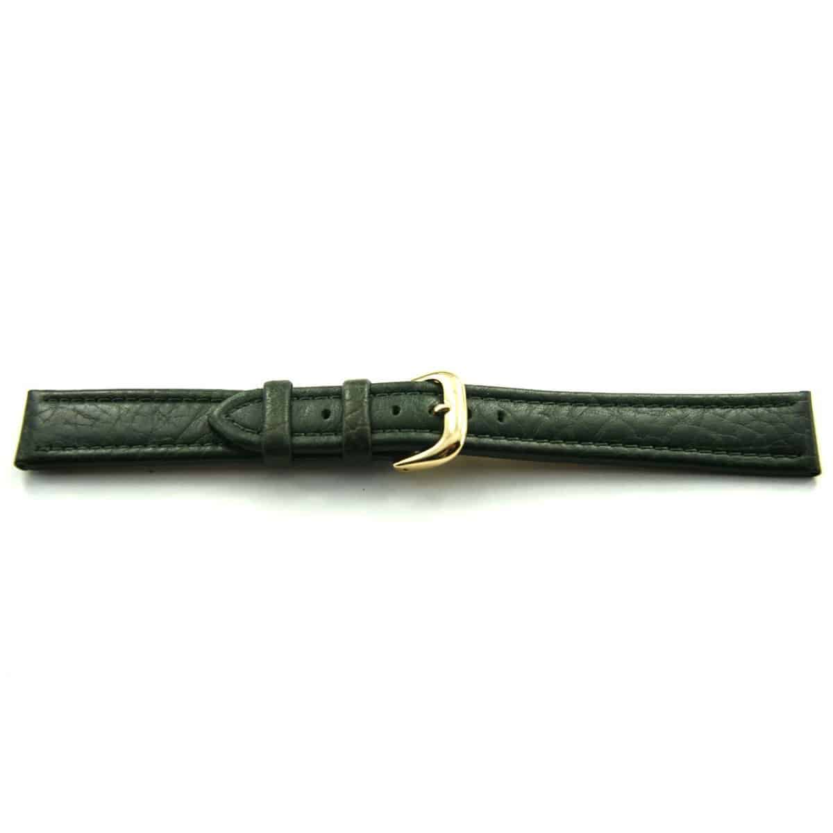 Italiaans lederen horlogeband donker groen, waterproef, glad en gestikt. 
Kleur band: Groen
Band dikte: 4mm
Band lengte: 80/125mm
Band breedte: 20mm
Gesp: All Stainless Steel
Bekleding binnenband: Nubuck
Gestikt: Ja
Pushpin: Exclusief
Hypoallergisch: Ja