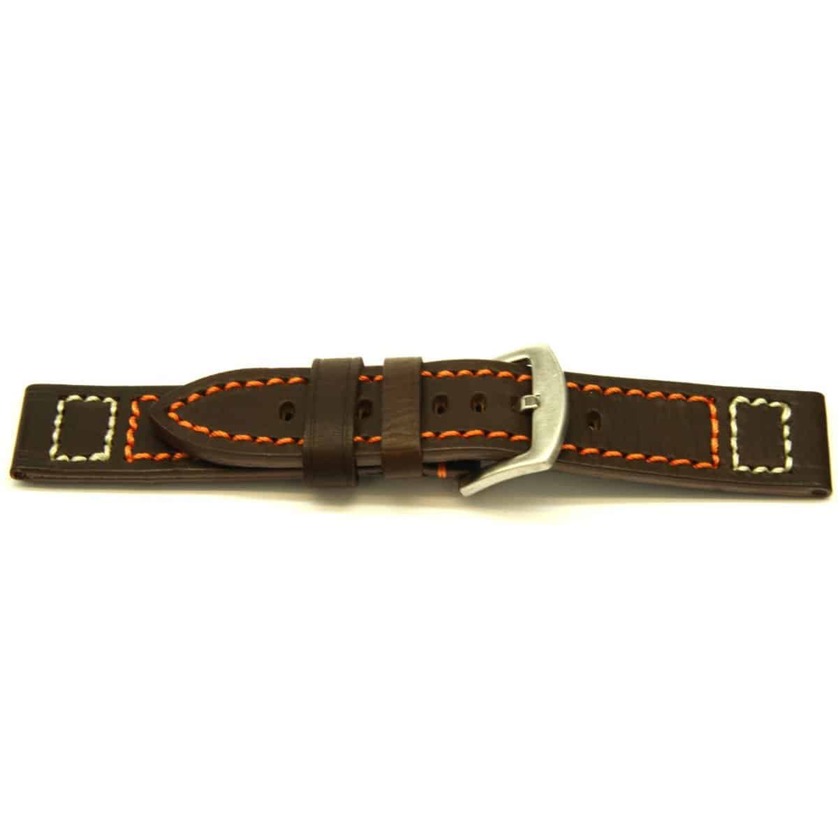 Italiaans lederen vintage look horlogeband, donker bruin, glad en gestikt .
Kleur band: Donkerbruin
Band dikte: 3.6mm
Band lengte: 85/125mm XL
Band breedte: 22x22mm
Gesp: All Stainless Steel
Bekleding binnenband: Glad leer
Gestikt: Ja
Pushpin: Exclusief
Hypo allergisch: Nee
EAN: 4783853540928