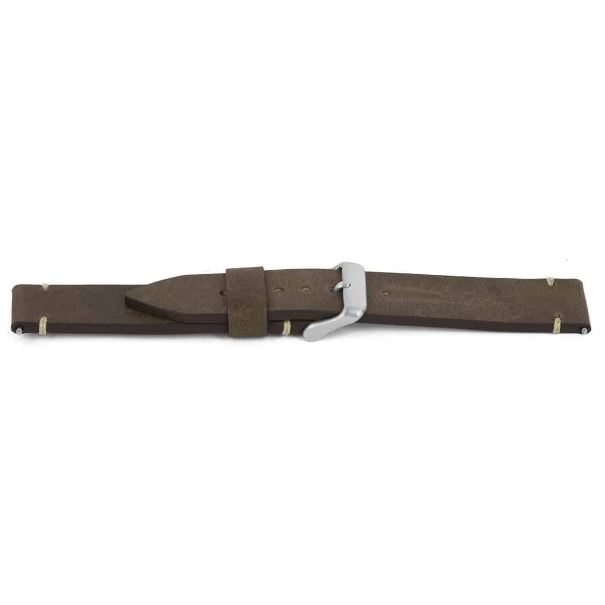 Lederen horlogeband met beige stiksel.
Kleur band: Bruin
Band dikte: 3.0mm
Band lengte: 80/120mm
Band breedte: 22x22mm
Gesp: Edelstaal
Bekleding binnenband: Nubuck
Gestikt: Ja Beige
Waterproef: nee
Pushpin: Inclusief
Hypo allergisch: Ja
NFC: Nee
EAN: 4782863411228