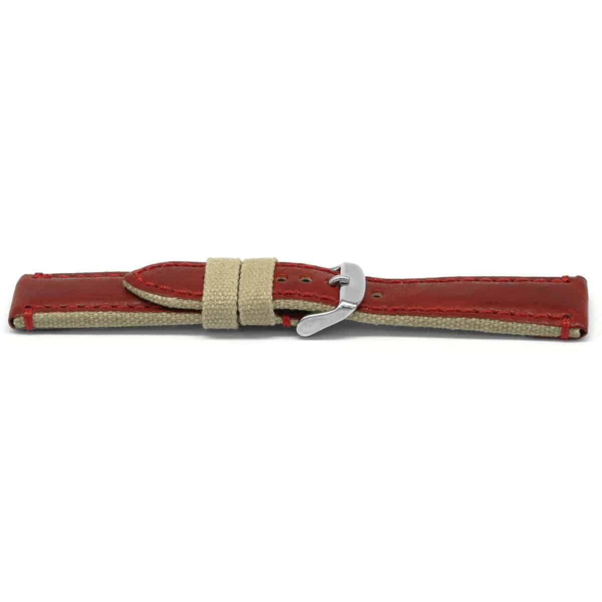 Italiaans lederen horlogeband met en canvas afwerking.
Kleur band: Rood
Band dikte: 5.8-3.8mm
Band lengte: 75/115mm
Band breedte: 22x20mm
Gesp: All Stainless Steel
Bekleding binnenband: Canvas
Gestikt: Ja
Pushpin: Exclusief
Hypo allergisch:Nee