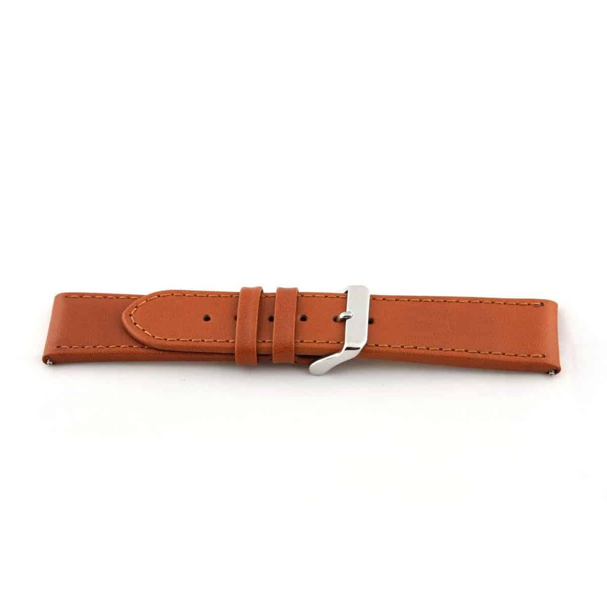 Italiaans lederen horlogeband, WIN10/G69 Kayak bruin,glad en gestikt. 
Kleur band: Bruin 
Band dikte: 4.5-2.5mm
Band lengte: 85/125mm
Band breedte: 26x24mm
Gesp: All Stainless Steel
Bekleding binnenband: Nubuck
Gestikt: Ja
Pushpin: InclusiefHypo allergisch: Ja