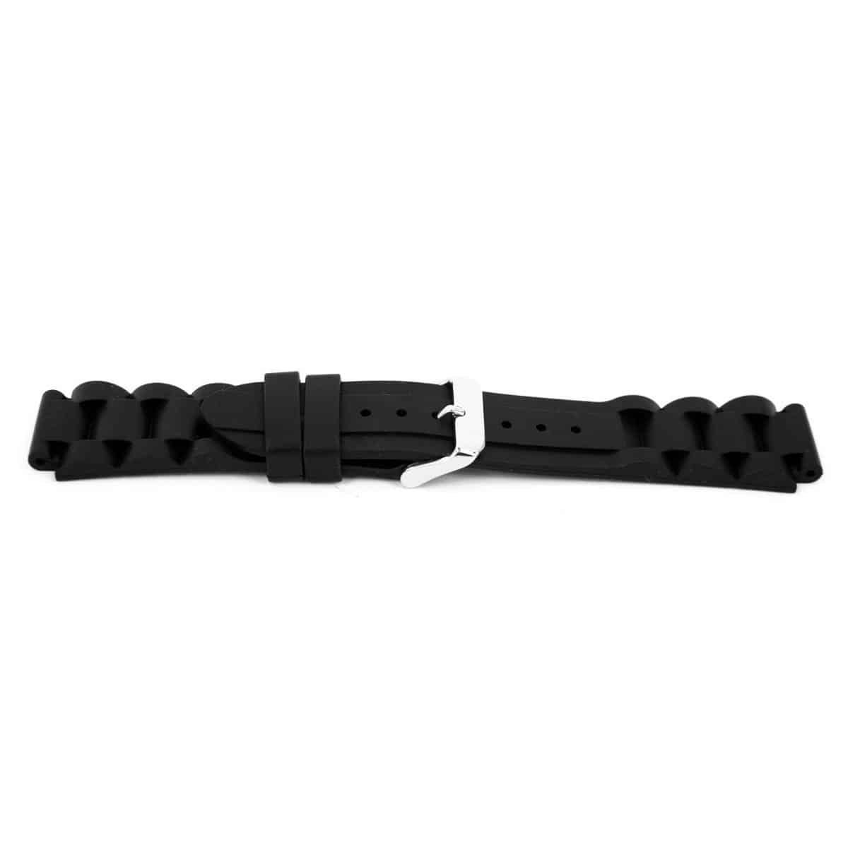 Silicone band met Rolex motief en zeer goede draagcomfort.
Hoge kwaliteit met een verfijnde afwerking.
Kleur band: Zwart
Band dikte: 4.6 - 2.2mm
Band lengte: 75/122mm
Band breedte: 20mm
Gesp: Ja
Bekleding binnenband: n.v.t.
Gestikt: Nee
Pushpin: Nee
Hypo allergisch: -
EAN: 4781863261208