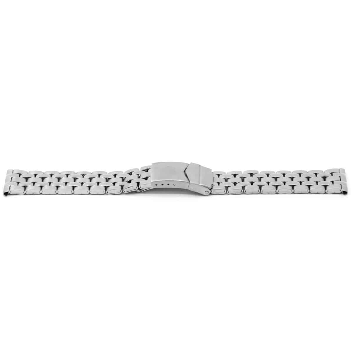 Horlogeband all stainless steel met klepsluiting.
Kleur band: Grijs/metaal
Band dikte: 4.1 mm
Band lengte: 175 mm
Band breedte: 22 mm
Gesp: All Stainless met beveiling
Bekleding binnenband: NVT
Gestikt: NVT
Pushpin: Exclusief
NFC Chip: NeeEAN: 4780286322220