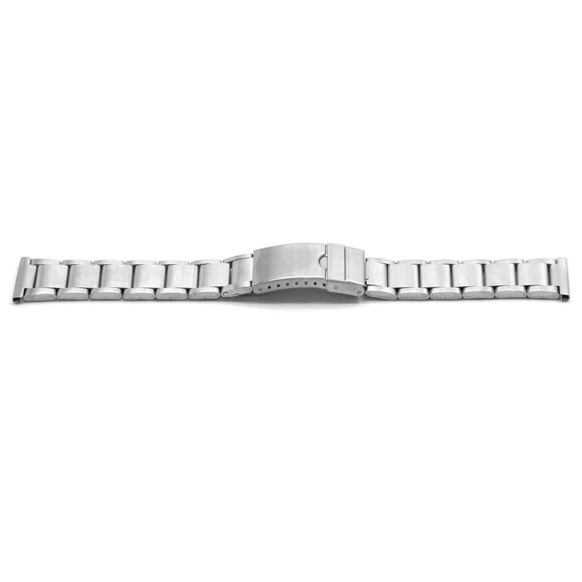 Edelstalen band met een zeer fijne draagcomfort.
Kleur band: Zilver
Band dikte: 3.50mm
Band lengte: 175mm
Band breedte: 24mm
Gesp: Edelstalen klepsuiting
Bekleding binnenband: n.v.t.
Gestikt: n.v.t.
Pushpin: Exclusief
Hypo allergisch: -
NFC Chip: Nee
EAN: 4781864632243
