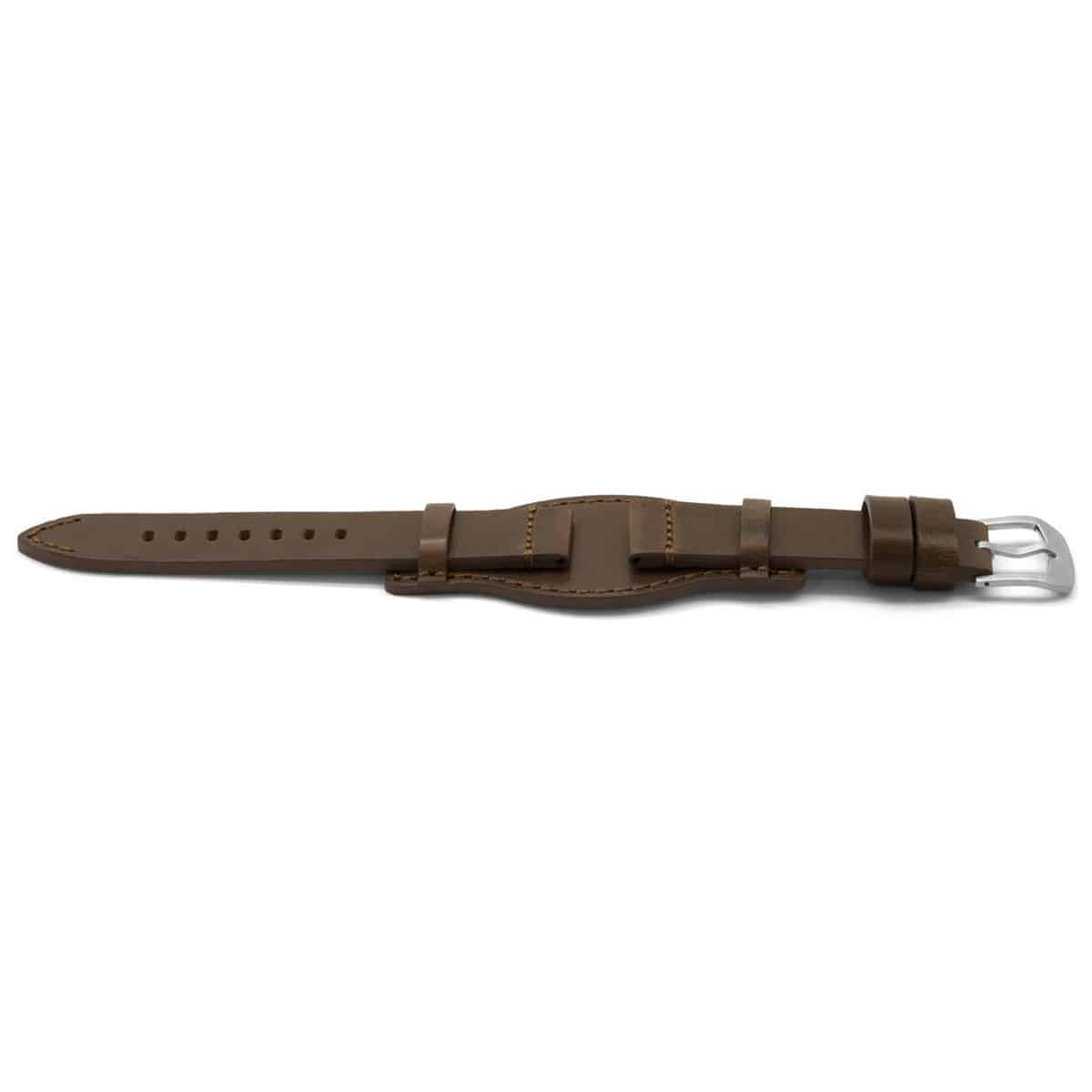 Lederen brede tropen-horlogeband.
Kleur band: Bruin
Band dikte: 3.10mm
Band lengte: 80/120mm
Band breedte: 20x20mm
Gesp: Ja
Bekleding binnenband: Nubuck
Gestikt: Ja
Pushpin: Exclusief
Hypo allergeen: Nee
NFC Chip: Nee
EAN: 4780216316206