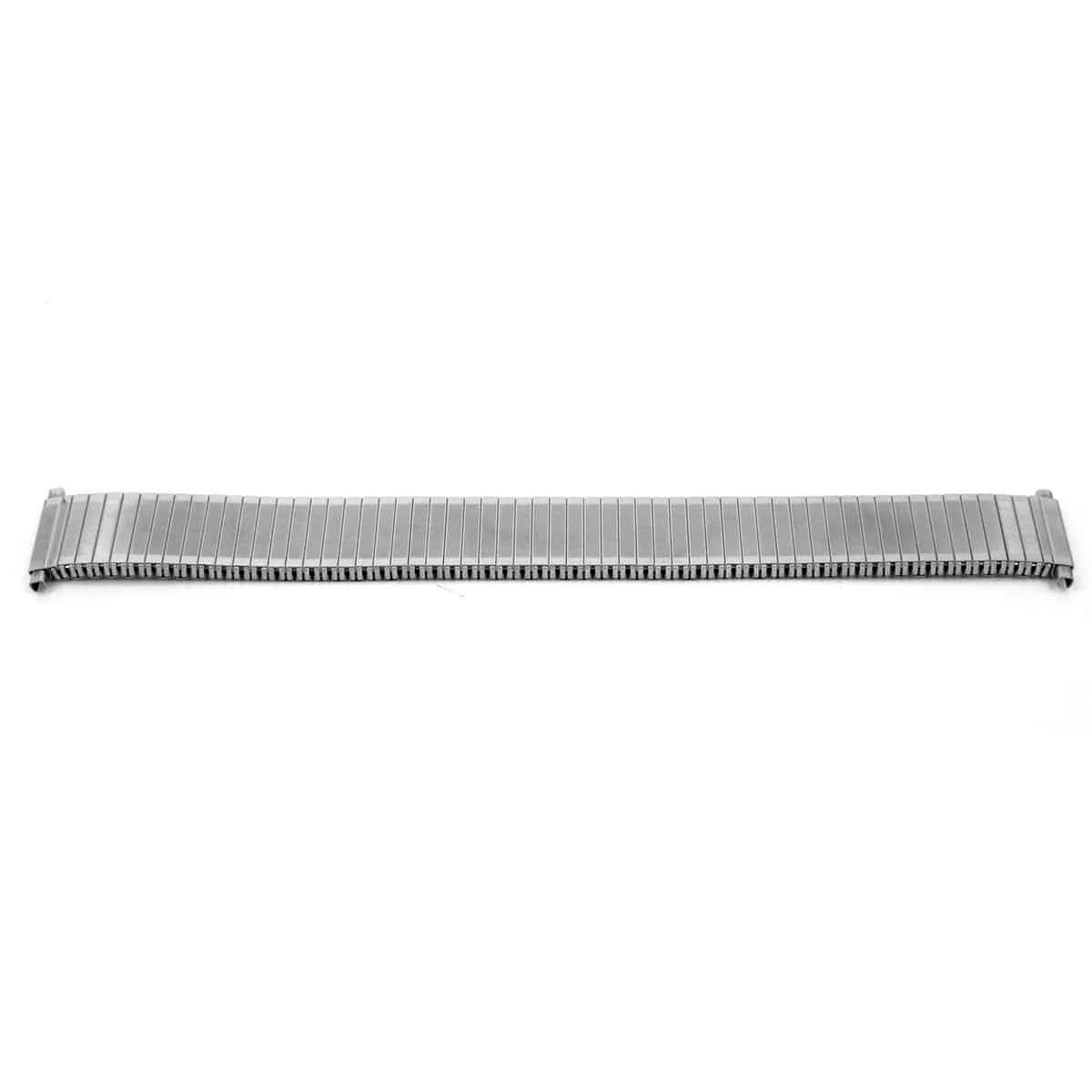 Horlogerekband stainless steel met veer aansluiting.
Kleur band: Zilver
Band dikte: 3.4 mm
Band lengte:  160mm
Band breedte: 14 -18 mm veersluiting 
Gesp:NVT
Bekleding binnenband: NVT
Gestikt: NVT
Pushpin: Exclusief
NFC Chip: Nee
EAN: 4781866303141