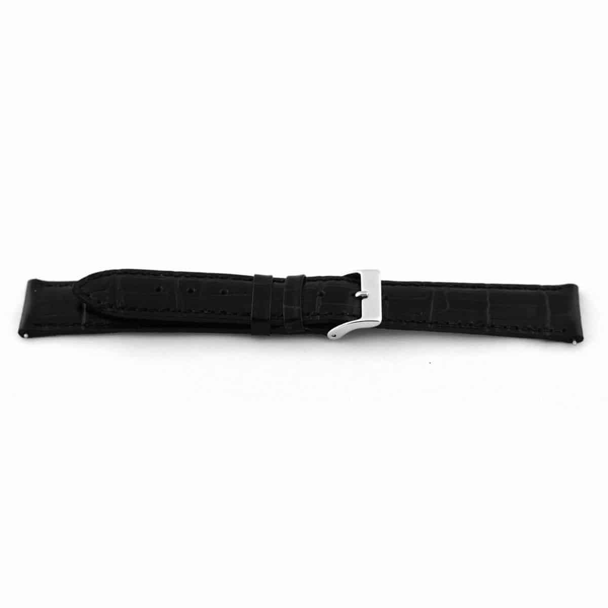 Italiaans lederen horlogeband extra lang, G62/A32, zwart, glad en gestikt. 
Kleur band: Zwart
Band dikte: 3.7mm
Band lengte: 85/135mm
Band breedte: 18x16mm
Gesp: All Stainless Steel
Bekleding binnenband: Nubuck
Gestikt: Ja
Pushpin: InclusiefHypo allergeen: Ja
EAN: 4780258634597

Code: catd283