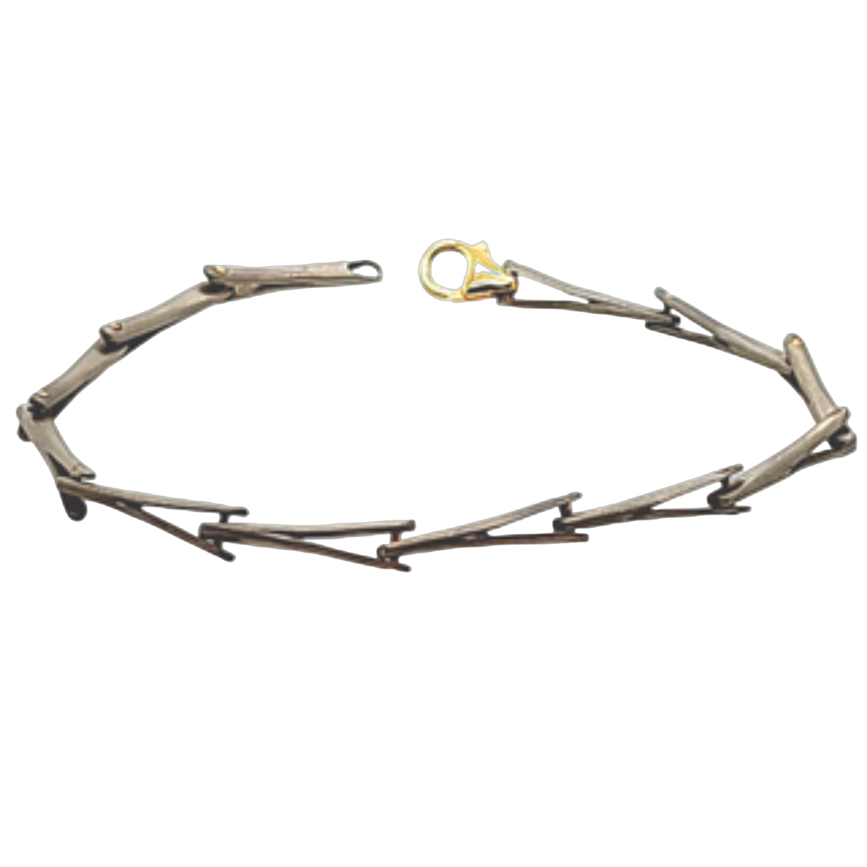 titanium armband v-vorm schakels