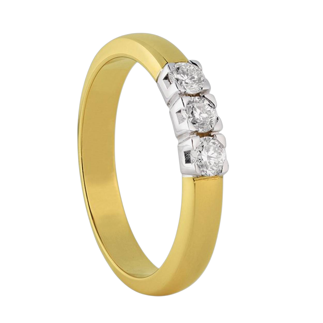 alliance ring diamant 0.27