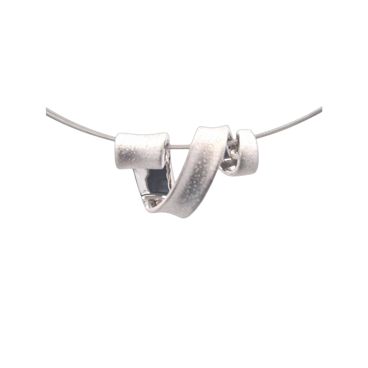
Yo-design zilveren Collier Kijev zilver hanger collier staaldraad