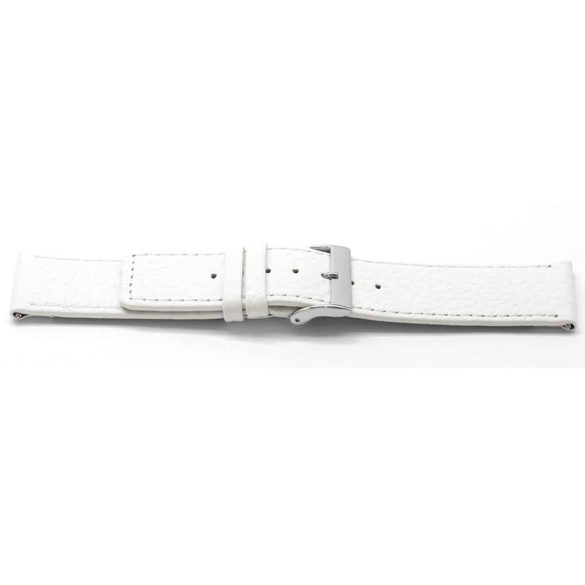 Italiaans lederen horlogeband wit bewerkt en gestikt.
Kleur band: Wit
Band dikte: 2.6mm
Band lengte: 75/115mm
Band breedte: 24x24mm
Gesp: All Stainless Steel
Bekleding binnenband: Nubuck
Gestikt: Ja
Pushpin: Inclusief
Hypo allergisch: Ja
Waterproef: Nee
EAN: 4780258635730