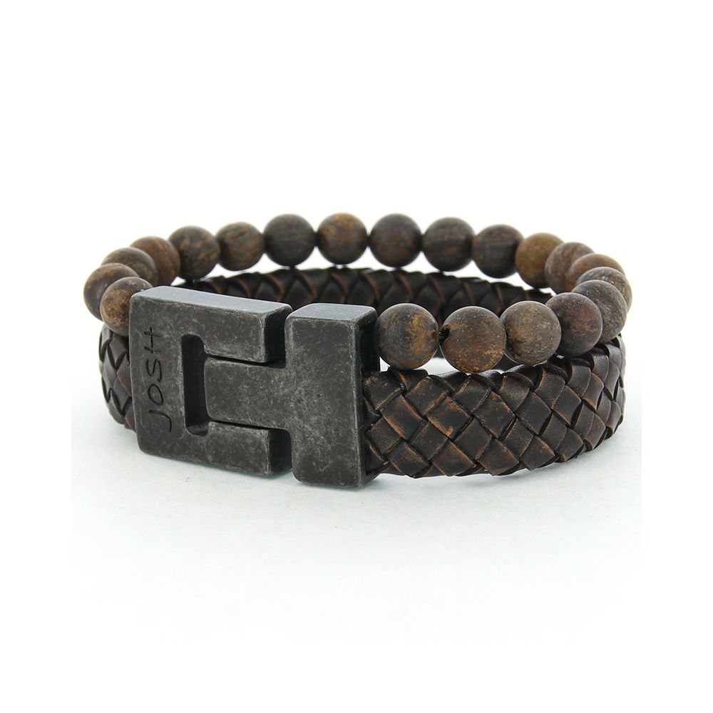Dubbele armband in maat L (22,5 cm)