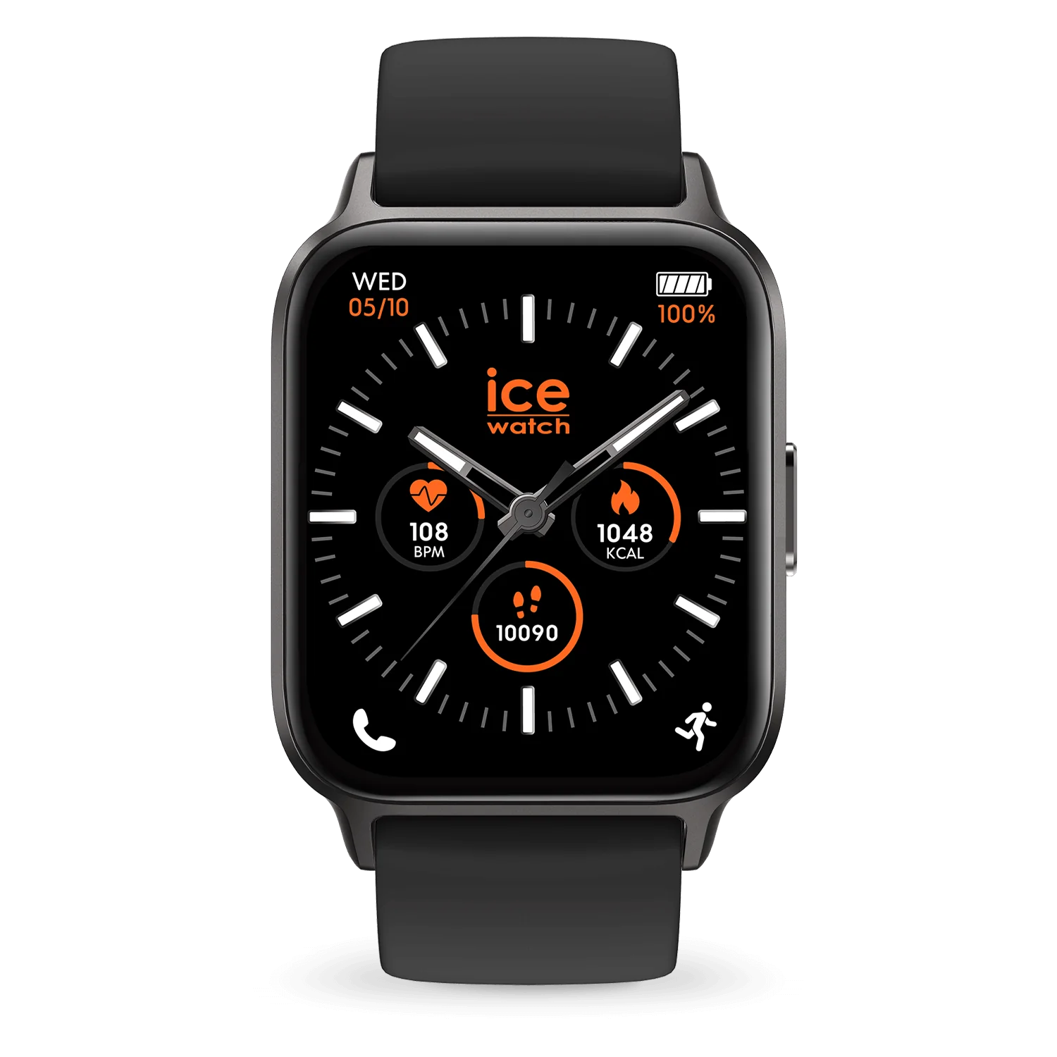De ICE Fit Black met GPS - 024104 is een sportief horloge met diverse handige functies zoals GPS-tracking, hartslagmeting en stappenteller. Het is waterbestendig en heeft een comfortabele band voor tijdens het sporten. Draag het horloge strak om de pols voor optimale metingen. Het is ideaal voor sportieve mensen die hun prestaties willen bijhouden en verbeteren. Maak nu indruk met dit trendy en functionele horloge!