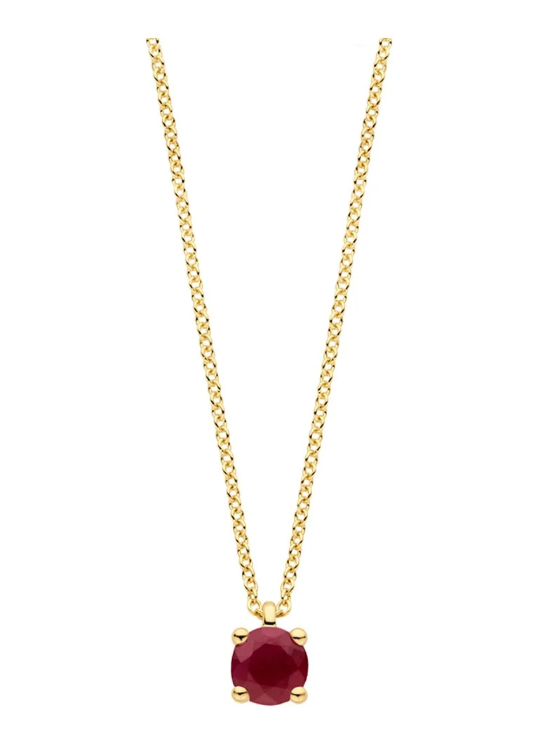 Blush Collier 3200YRU - Geel Goud (14k) met Robijn