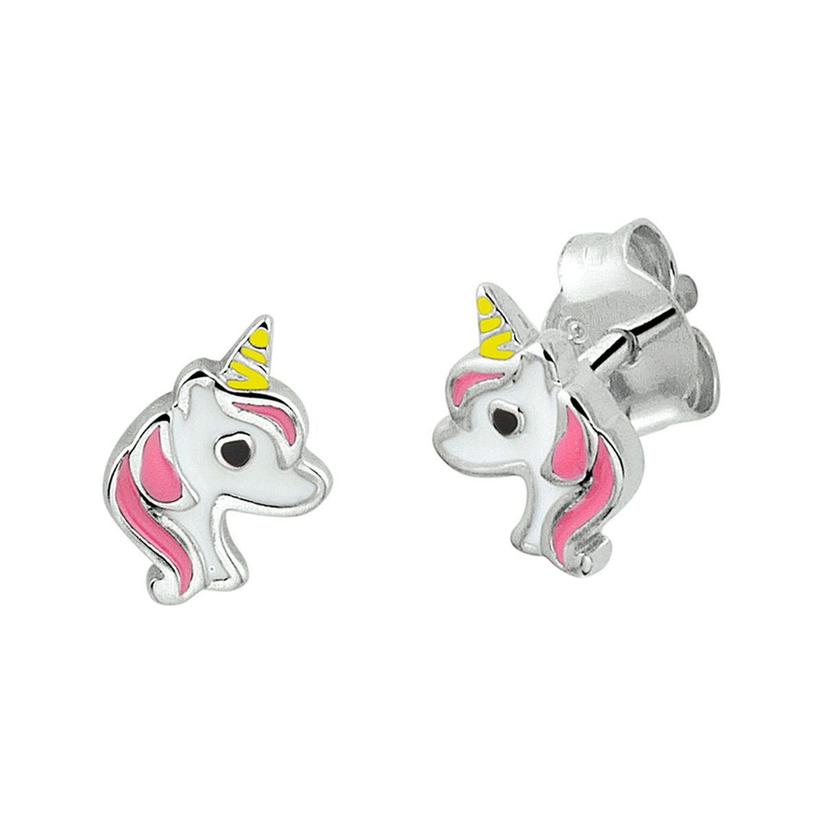 Beschrijving: Schattige gerhodineerd zilveren fantasie eenhoorn oorknoppen met een afmeting van 7.5x6.3mm. Deze oorknoppen zijn perfect te combineren met bijpassende sieraden uit onze collectie. Tip: Leuk om kado te geven zie je ze al stralen!? Info: Gerhodineerd zilver is door de rhodiumlaag beter bestand tegen verkleuren en krassen.
Breedte: 6.3 mm
Hoogte: 7.5 mm