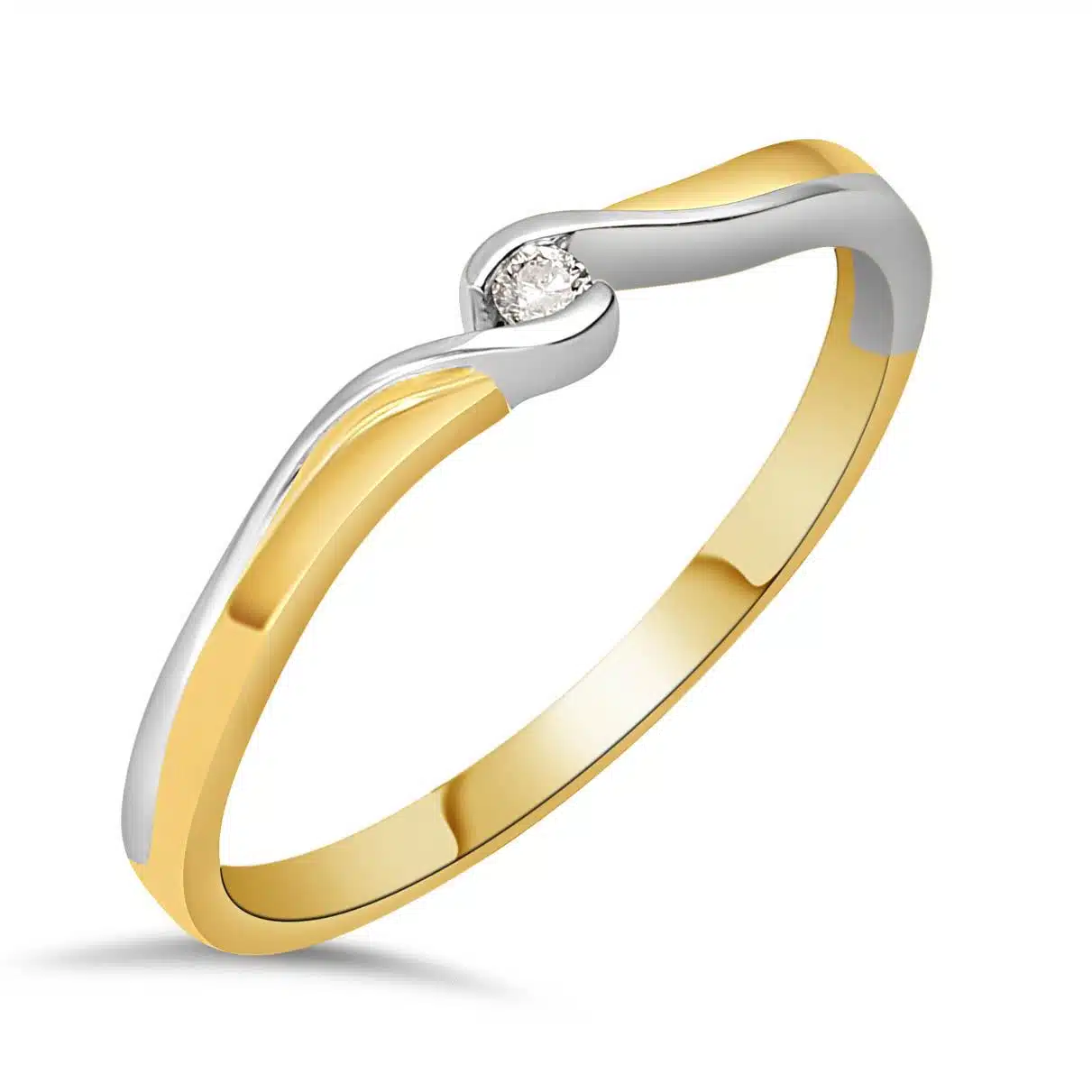 14 Krt G/W Ring 1-0.03 Crt G SI