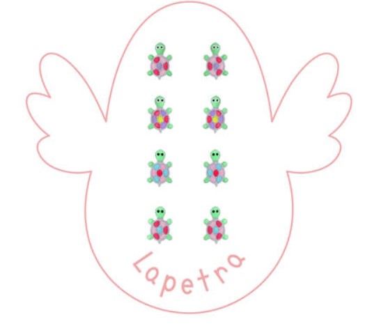 Je bent helemaal hip met deze schildpad oorknopjes van kindermerk Lapetra! De oorknopjes zijn afgewerkt met gekleurd emaille. Door de handige schroefsluiting verlies je de oorknopjes niet en kun je ze zelfs met slapen inhouden. Handig hé?