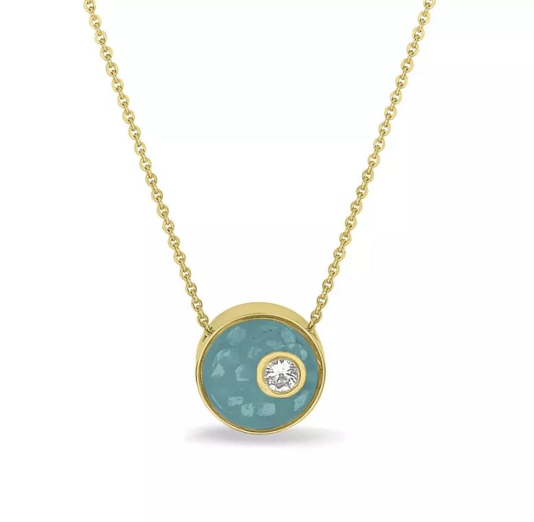 9 Krt Collier met ashanger SeeYou