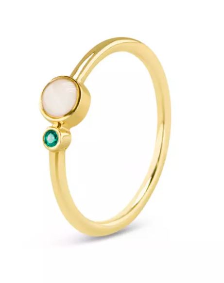 GOUDEN RING VOOR AS OF MELK SIERRAAD SEE-RG047Y14-56