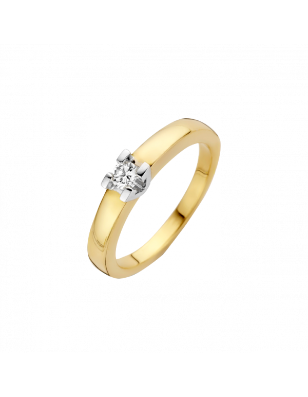 Bicolor Volonta ring 0.11crt briljant 707221011