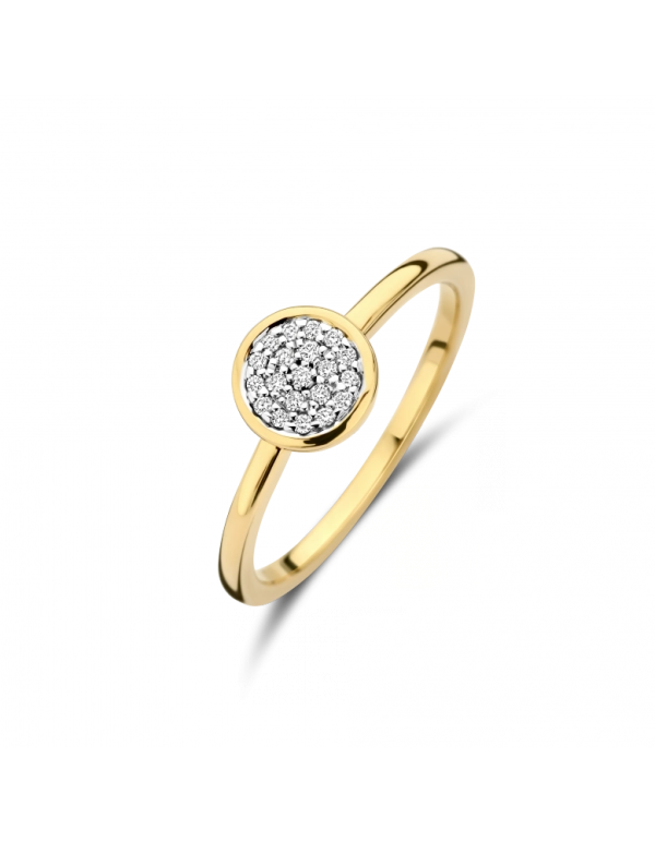 Bicolor Briljant ring Nova 0.08 crt H/Si rond 607259901