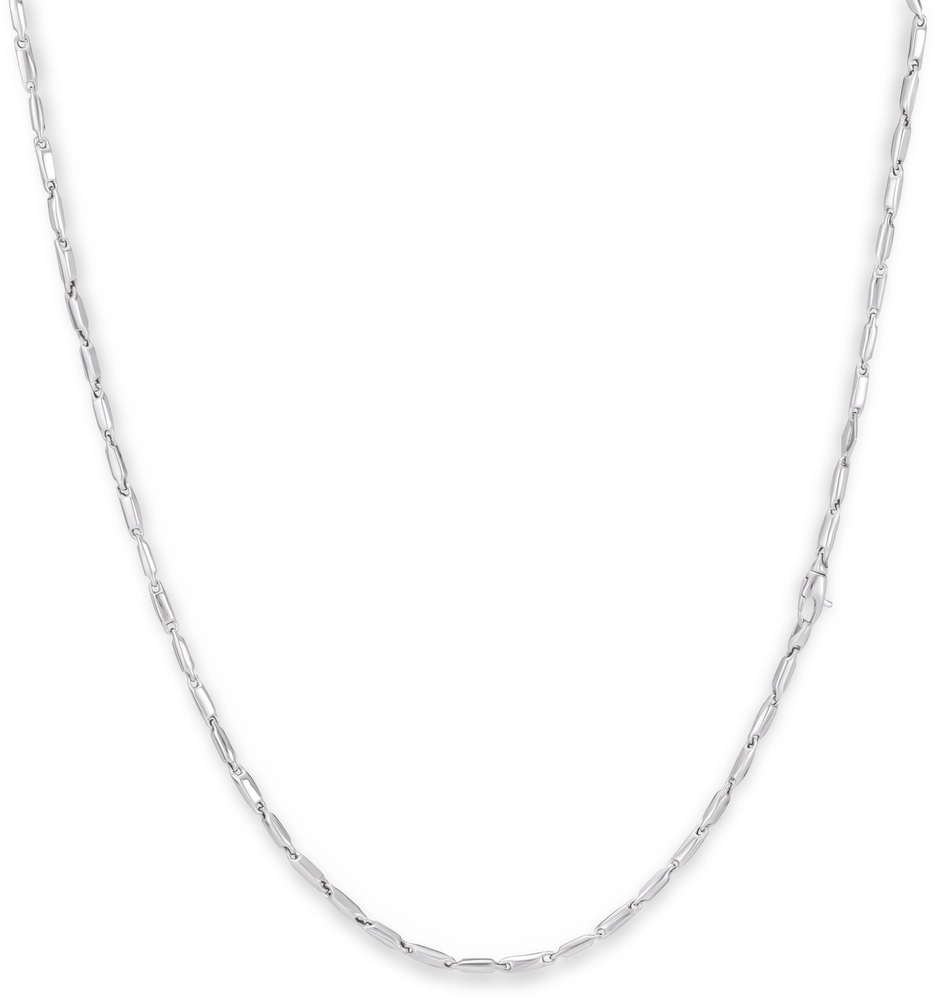 Monzario - 14kt witgouden fantasie collier 2.2mm, 45cm