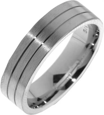 Zilver herenring mt 19,5