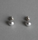 Oorstekers 5 mm zilverkleur