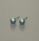 Oorstekers 5 mm ijsblauw