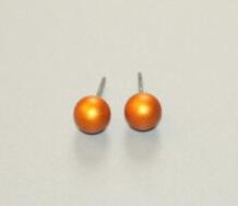 Oorstekers 5 mm oranje