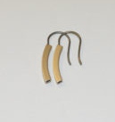 Oorhangers staaf goudkleurig