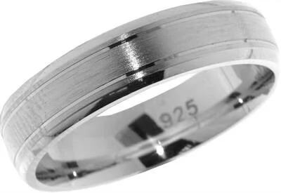 Zilver hartenwens ring heer mat/poly