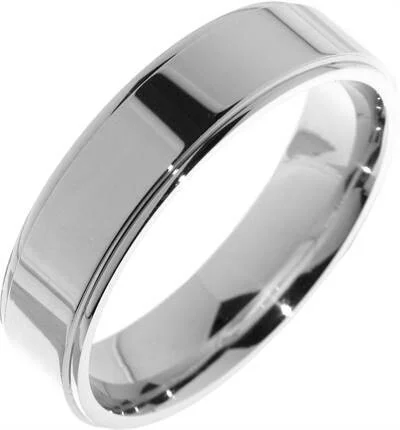 Zilver herenring glanzend maat 21,5 