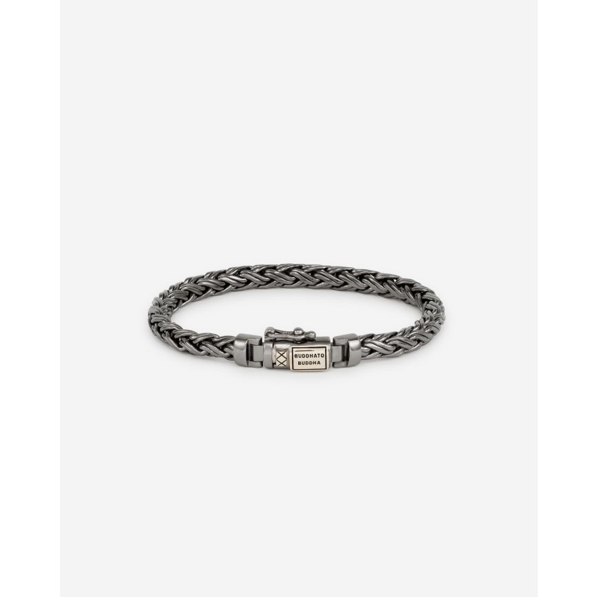 Armband Katja XS Zwart Rhodium Shine Goud 14kt