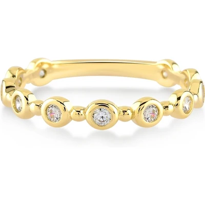 Gouden ring met zirkonia