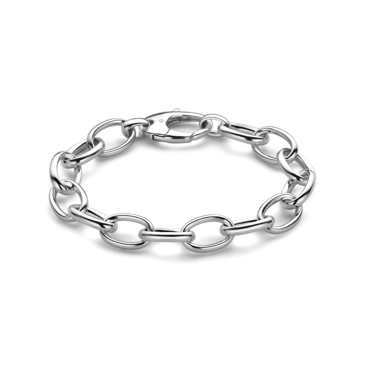 Deze zilveren armband met ankerschakel heeft een breedte van 11,5 mm en een lengte van 20,5 cm. Met een gewicht van 33,47 gram straalt hij elegantie uit. Perfect voor dagelijks gebruik of een speciale gelegenheid. Draag hem solo voor een subtiele charme of combineer hem met andere armbanden voor een trendy look. 