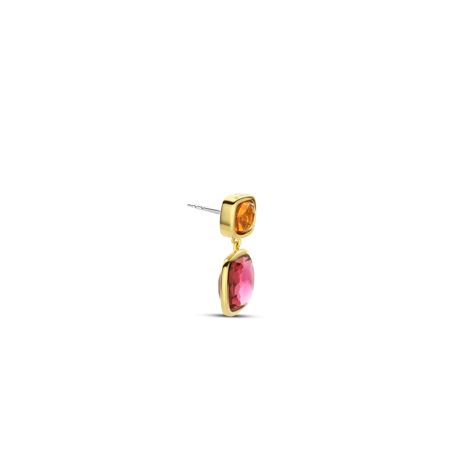 Deze TI SENTO - Milano Ear Party 7908OR_H zijn gemaakt van Zilver gold plated. De kleurstelling van deze oorbellen zijn Oranje . Alle TI SENTO - Milano producten worden geleverd in een luxe geschenkverpakking.