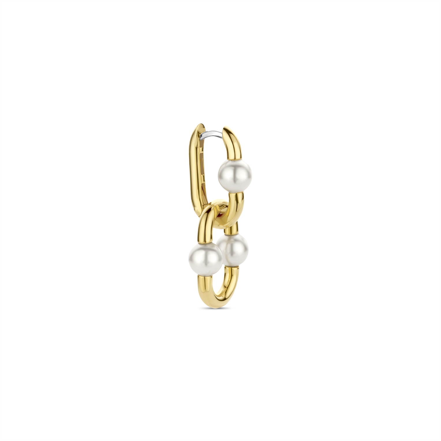 Deze TI SENTO - Milano Ear Party 7916YP_H zijn gemaakt van Zilver gold plated. De kleurstelling van deze oorbellen zijn Wit (Letter). Alle TI SENTO - Milano producten worden geleverd in een luxe geschenkverpakking.