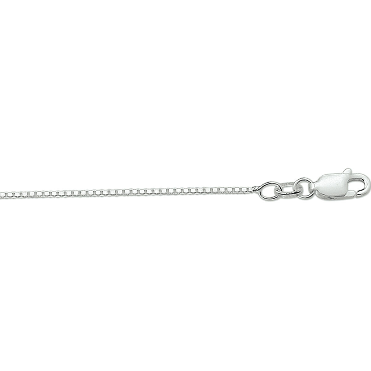 Zilver Venetiaans Schakel Collier 42 cm