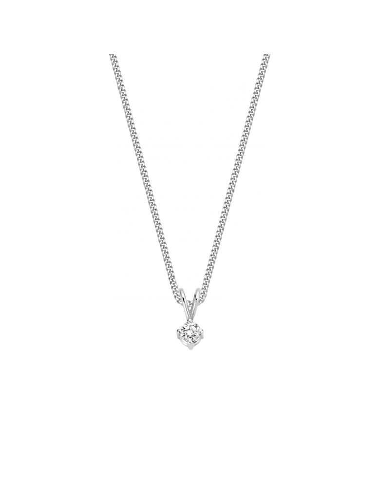 evolution goud briljant hanger 0.10crt  (exclusief collier )