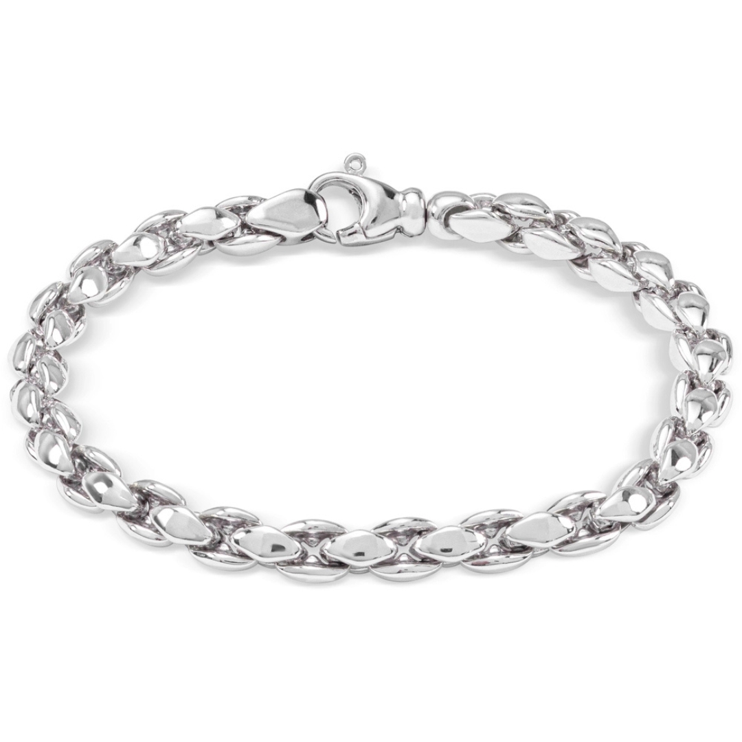Monzario - Zilveren fantasie armband 21cm - ARG 955-A