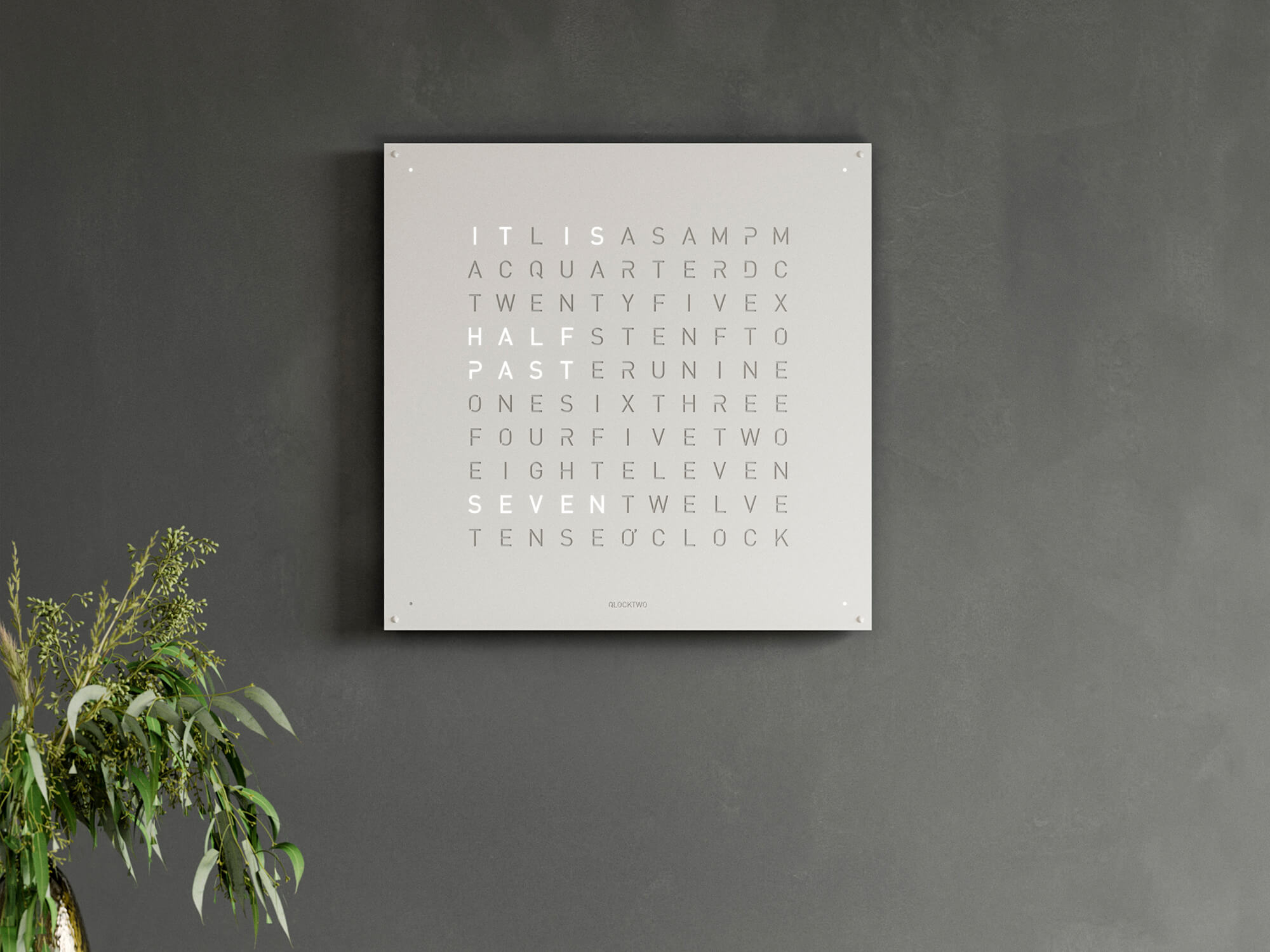 QLOCKTWO Earth 90 Creator's wit