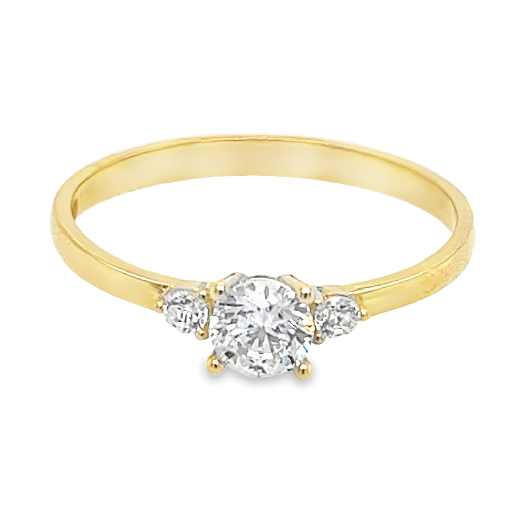 gouden ring met zirkonia gr2160-534