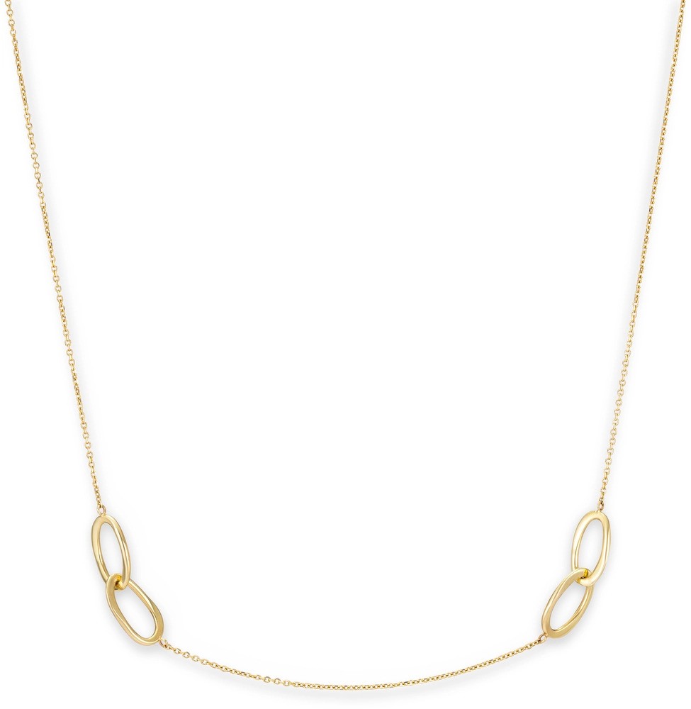 De Monzario 14krt geelgoud collier, modelnummer 1382-C-GEEL, is een prachtige fantasie halsketting. Het is een luxueus juweel dat perfect is voor zowel formele als informele gelegenheden. Draag het collier solo voor een elegante uitstraling, of combineer met andere kettingen voor een gelaagde look. Ideaal voor elke stijlbewuste vrouw.