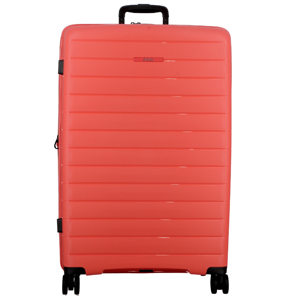 De Jump Striper 68cm Coral heeft een ruim hoofdcompartiment met inpak riemen en een handig ritsvak om georganiseerd te reizen. De vier multi directionele wielen en uitschuifbare trekstang zorgen voor moeiteloos manoeuvreren. 

De Jump Striper 68cm Coral is ideaal voor al je reizen! Met een ruim hoofdcompartiment, handig gesloten ritsvak en verstelbare band maakt het organiseren van je spullen eenvoudig en gemakkelijk. Dankzij de vier multi directionele wielen en uitschuifbare trekstang is het ook nog eens zeer comfortabel te vervoeren. Deze Coral kleurige koffer is een must-have voor elke reiziger!

Afmetingen:
Hoogte 68cm x breed 43cm x diep 25/29cm
Inhoud 64-74 Liter
Gewicht 3.5 kg